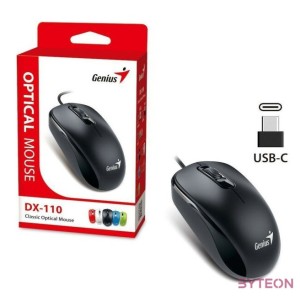 Genius DX-110 Mouse Black Type-C