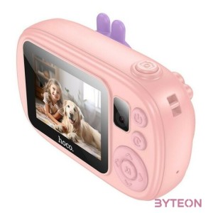 Hoco DV205 digitális gyerek kamera rózsaszaín