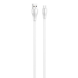 Cable USB to Micro USB LDNIO LS553, 2.1A, 2m (white)