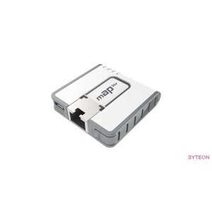 MikroTik mAP lite 64MB RAM, 1xLAN, 2,4GHz integrált antennás wifi router