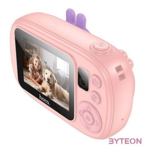 Hoco DV205 digitális gyerek kamera rózsaszaín