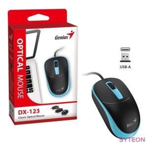 Genius DX-123 Wired Mouse Black,Blue
