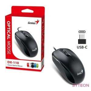 Genius DX-110 Mouse Black Type-C