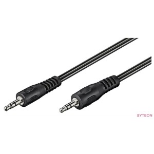 Audió kábel 3.5mm jack - 3.5mm jack 2,5m Goobay 50449