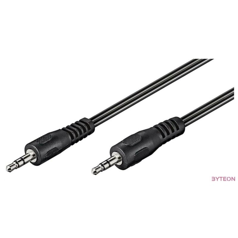 Audió kábel 3.5mm jack - 3.5mm jack 2,5m Goobay 50449