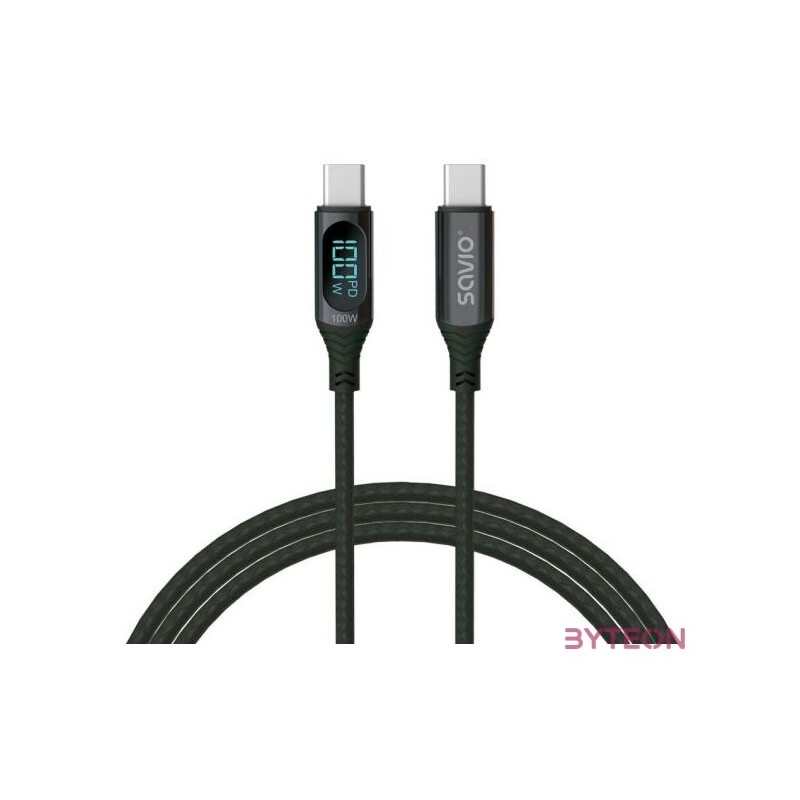 USB 2.0 C-C kábel 1m Savio CL-174