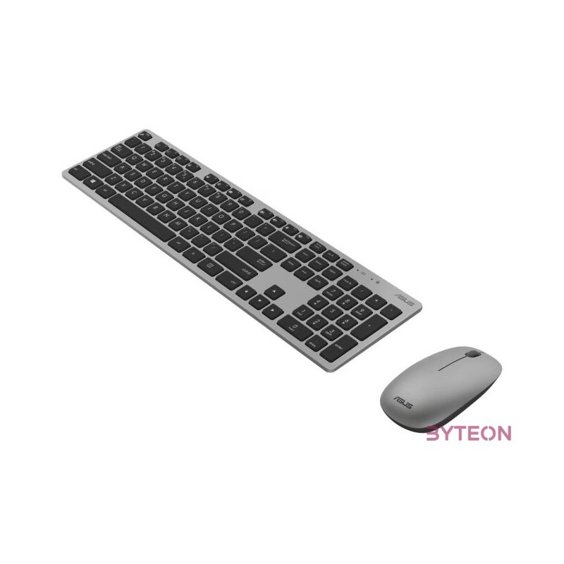 BILL ASUS Desktop W5000 - Vezeték nélküli billentyűzet és egér - HU - Szürke