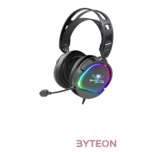 Spirit of Gamer PRO-H6 RGB Black mikrofonos fejhallgató