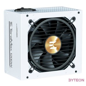 TÁP Zalman 1200W - TeraMax2 - ZM1200-TMX2 WH - 80 Gold ATX3.0 - GEN5.0 - Fehér Tápegység
