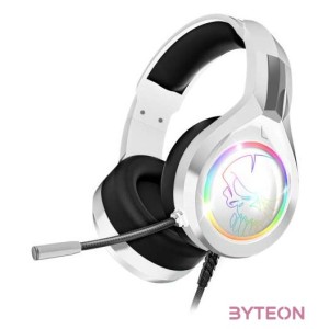 Spirit of Gamer PRO-H8 RGB White mikrofonos fejhallgató