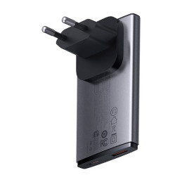 Baseus GaN5 Töltő 65W + USB-C + USB-A