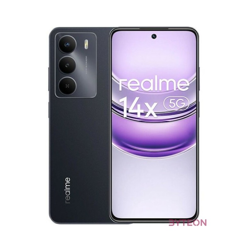 REALME 14X 5G - 128GB6GB - Fekete - RMX3943 EU