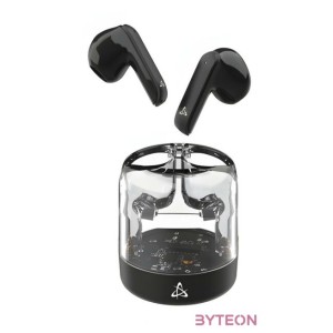 HDP SBOX EB-TWS12B bluetooth v5.4 in-ear fülhallgató mikrofonnal - EDR - fekete