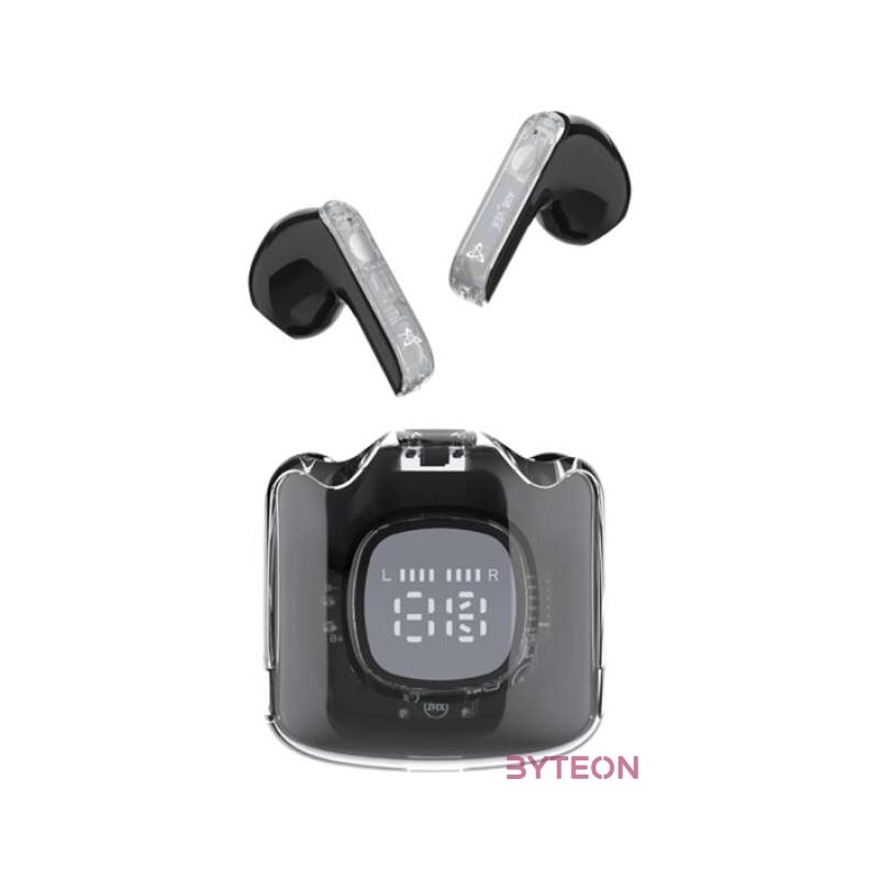 HDP SBOX EB-TWS148B bluetooth v5.3 fülhallgató mikrofonnal - BREDRBLE - fekete