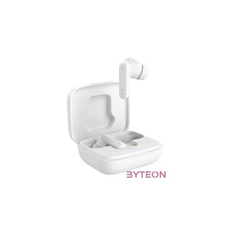 HDP SBOX EB-TWS08-W bluetooth v5.4 in-ear fülhallgató touch kijelzővel és mikrofonnal - BREDRBLE - fehér