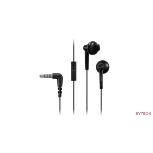 Panasonic RP-TCM55E-K fekete mikrofonos fülhallgató headset