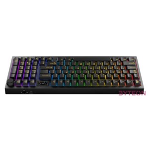 BIL AVAX GM03 PRO 98 Gasket RGB tri-mode mechanikus billentyűzet Gateron piros switch, magyar kiosztás