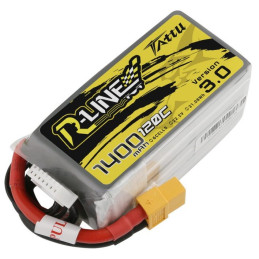 Tattu R-Line 3.0 1400mAh 22.2V 120C 6S1P XT60 Battery