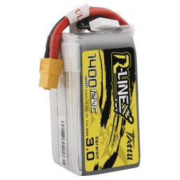 Tattu R-Line 3.0 1400mAh 22.2V 120C 6S1P XT60 Battery