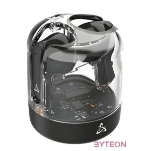 HDP SBOX EB-TWS12B bluetooth v5.4 in-ear fülhallgató mikrofonnal - EDR - fekete