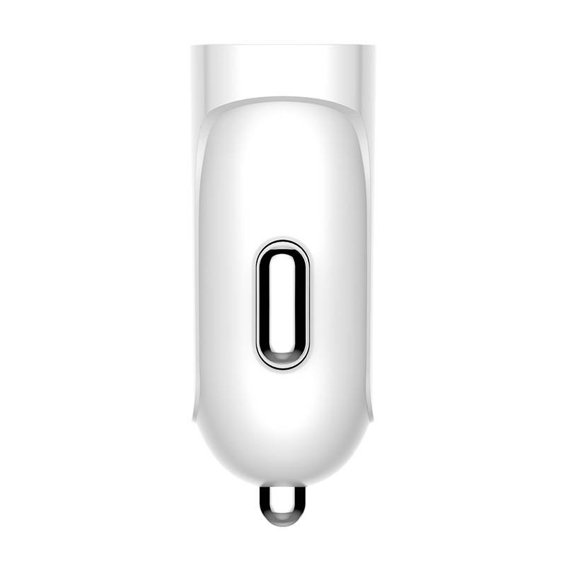 Car charger LDNIO DL-C17, 1x USB, 12W + Micro USB cable (white)