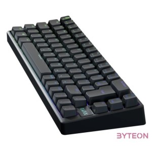 BIL AVAX GM01 PRO 65 RGB tri-mode mechanikus billentyűzet Gateron piros switch, magyar kiosztás