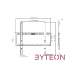 TVL SBOX BL-3744F 32-75 fali tartó konzol