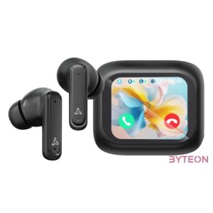 HDP SBOX EB-TWS08-B bluetooth v5.4 in-ear fülhallgató touch kijelzővel és mikrofonnal - BREDRBLE - fekete