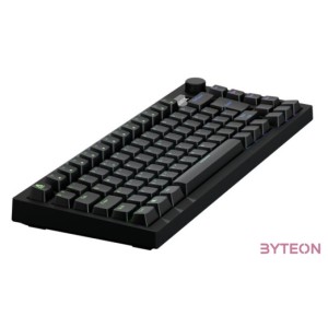 BIL AVAX GM02 PRO 75 Gasket RGB tri-mode mechanikus billentyűzet Gateron barna switch, magyar kiosztás