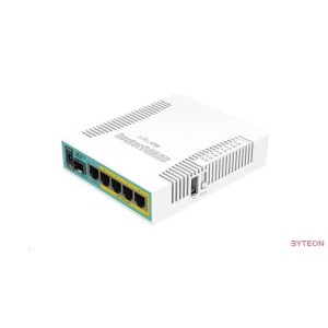 MikroTik hEX PoE RB960PGS L4 128MB 5x GbE PoE port router