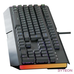 BIL AVAX FS01 Full size mechanikus vezetékes alumínium billentyűzet Outemu piros switch, magyar kiosztás