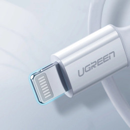 Cable Lightning to USB-C UGREEN 3A US171, 1.5m (white)