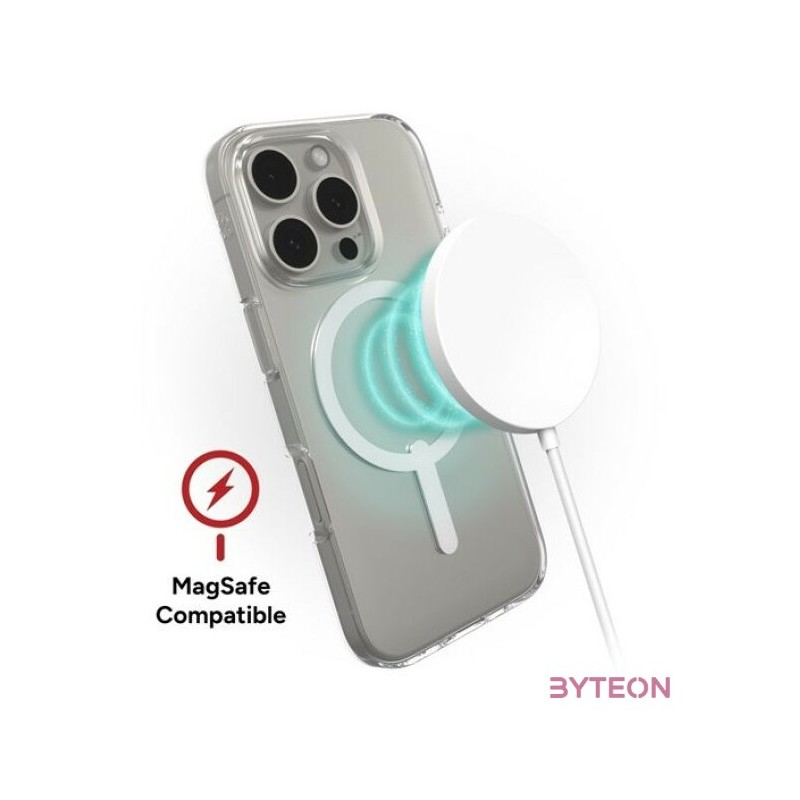 MOB ZAGG Cases PH CrystlPal Lite Snap Apple iP16 Pro Clear telefon tok átlátszó