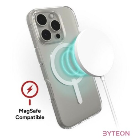 MOB ZAGG Cases PH CrystlPal Lite Snap Apple iP16 Pro Clear telefon tok átlátszó