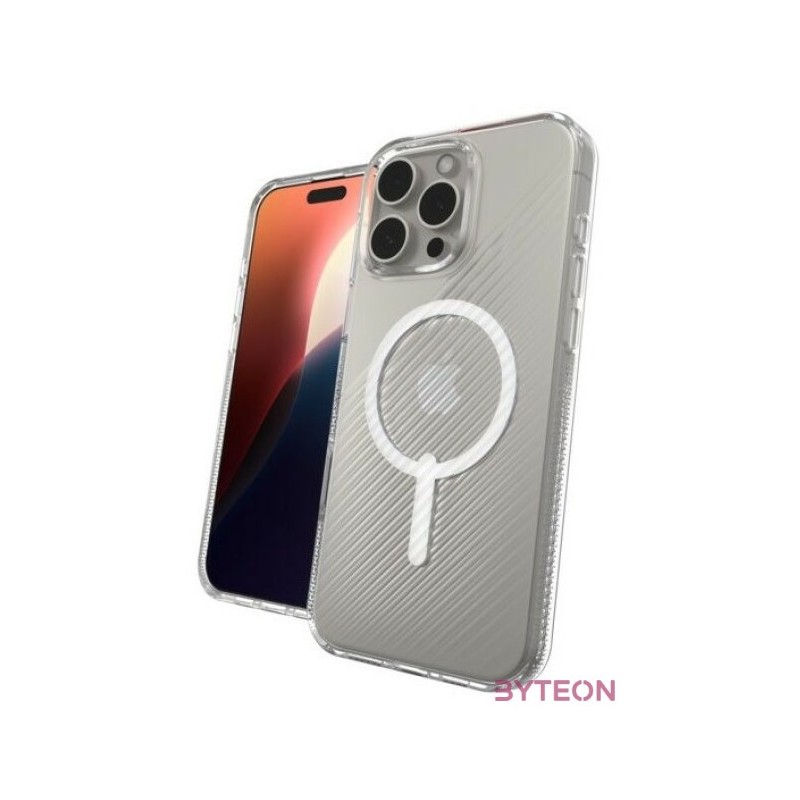 MOB ZAGG Cases Luxe Snap Apple  iP16 Pro Max Clear  telefon tok átlátszó