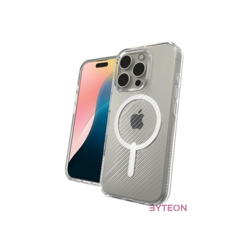 MOB ZAGG Cases Luxe Snap Apple iP16 Pro  Clear telefon tok átlátszó