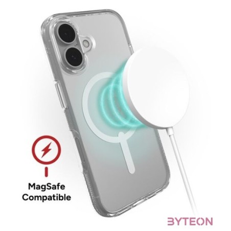 MOB ZAGG Cases Crystal Palace Snap Apple iP16  Clear telefon tok átlátszó