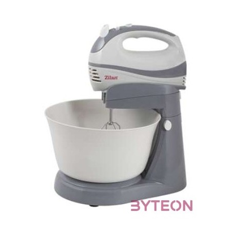 HKN Zilan ZLN8419 Kézi mixer keverő tállal - 5 sebesség - turbó - 300W - fehér