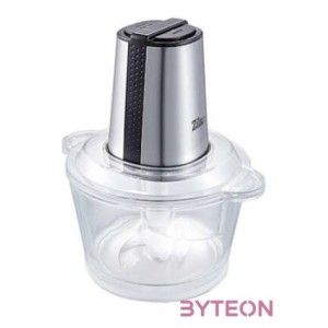 HKN Zilan ZLN3888 Elektromos aprítógép - üvegedény - 1,6L - dupla kés - 300W - ezüst