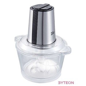 HKN Zilan ZLN3888 Elektromos aprítógép - üvegedény - 1,6L - dupla kés - 300W - ezüst