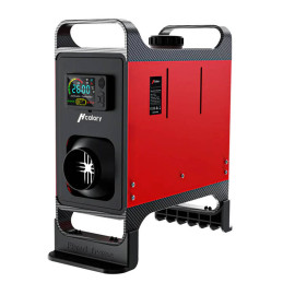 Parking heater HCALORY HC-A02, 8 kW, Diesel, Bluetooth (red)