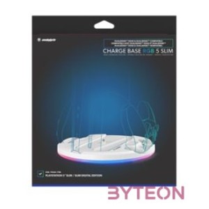 GP Snakebyte PS5 Charge Base RGB Slim 5 - fehér