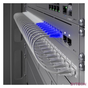 Ubiquiti UniFi Etherlighting patch kábel 0,3m, UTP, fehér, Cat.6