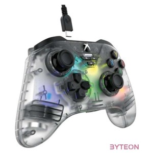 GP Snakebyte XS GamePad RGB X - vezetékes kontroller - átlátszó