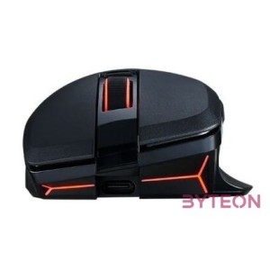 MOU PowerColor ALPHYN AM10 - Vezeték nélküli egér - Fekete