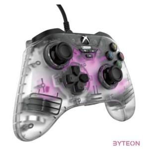 GP Snakebyte XS GamePad RGB X - vezetékes kontroller - átlátszó