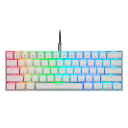 Motospeed CK61 RGB mechanikus billentyűzet (white)