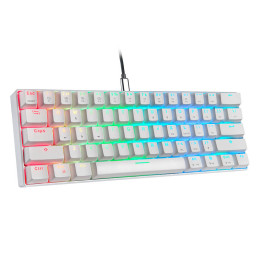 Motospeed CK61 RGB mechanikus billentyűzet (white)