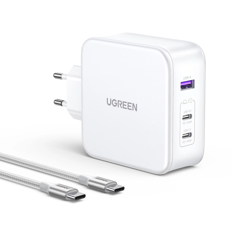 Fast Charger Nexode UGREEN 15339, GaN, 140W (white)