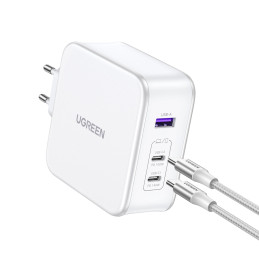 Fast Charger Nexode UGREEN 15339, GaN, 140W (white)